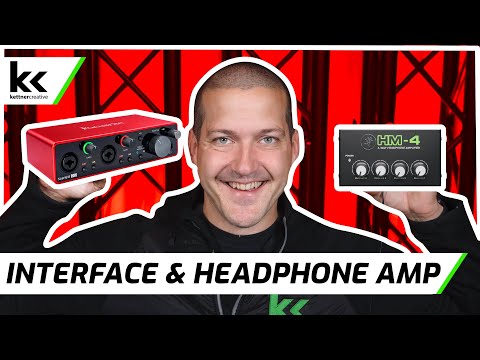 Видео: Как подключить аудиоинтерфейс к разветвителю/усилителю для наушников
