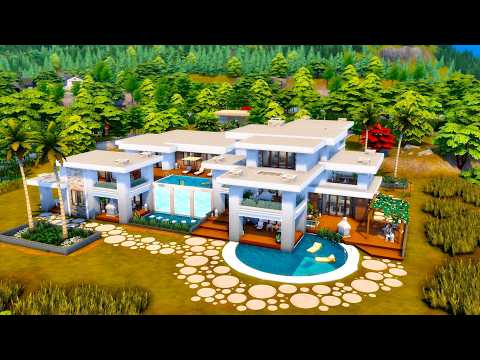 Видео: Tour Modern Villa Mansion II The Sims 4 II No CC II Сучасна вілла-маєток