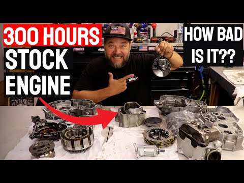 Видео: Полная проверка двигателя — 300 часов сборки Yamaha WR450f