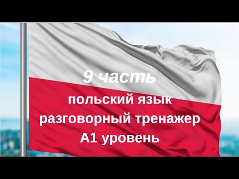 Видео: 9 ЧАСТЬ РАЗГОВОРНЫЙ ТРЕНАЖЕР ПОЛЬСКИЙ ЯЗЫК  с нуля для начинающих А1 уровень