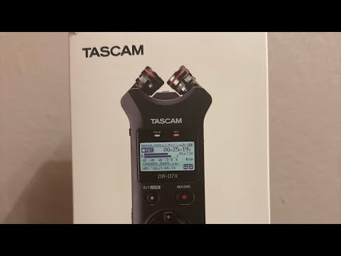Видео: АСМР РАСПАКОВКА РЕКОРДЕРА TASCAM DR-07X