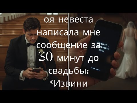 Видео: Моя невеста написала мне сообщение за 30 минут до свадьбы: «Извини... Я не могу выйти за тебя замуж»
