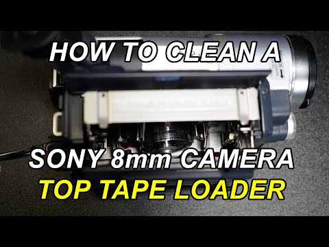 Видео: Как очистить головку камеры Sony 8 мм для камеры с верхней загрузкой