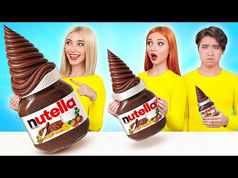 Видео: Большая, Средняя или Маленькая Тарелка Челлендж | Безумная Кулинарная Битва от Multi DO Challenge