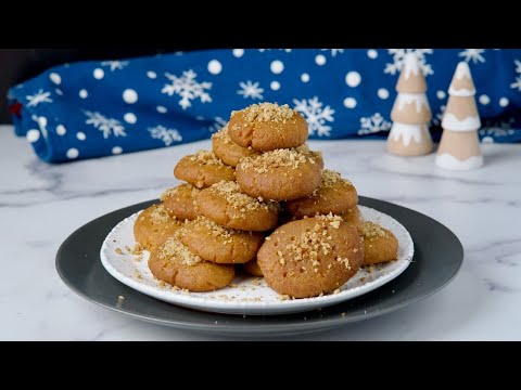 Видео: Традиционное греческое рождественское медовое печенье