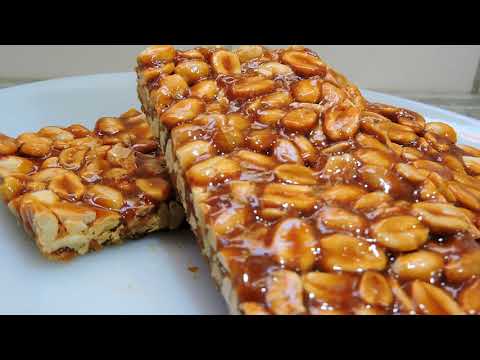 Видео: CRISPY PEANUT NOUGAT 2 ИНГРЕДИЕНТА 😋😋