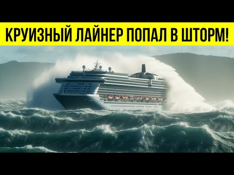 Видео: КОШМАР ПАССАЖИРА! КРУИЗНЫЙ ЛАЙНЕР В 12 БАЛЬНЫЙ ШТОРМ!