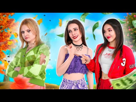 Видео: Бедная VS Богатая VS Гига Богатая Сестра || Мы Удочерили Тройняшек