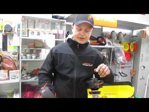 Видео: Надёжная косильная голова Stihl Auto Cut 25-2 на "Китайскую" мотокосу.