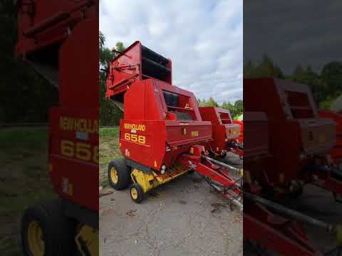 Видео: Прокрутка пресс-подборщика New Holland 658 | Checking the work of the baler New Holland 658