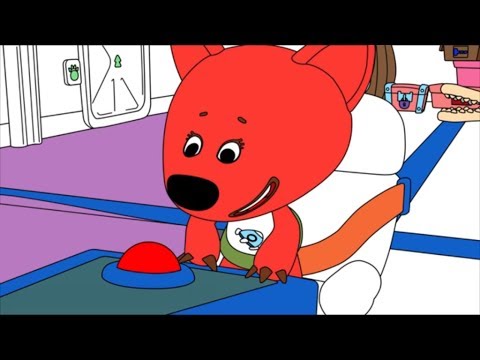 Видео: Раскраска - Ми-ми-мишки - Лунное приключение - Выпуск 23 - развивающие мультики для малышей