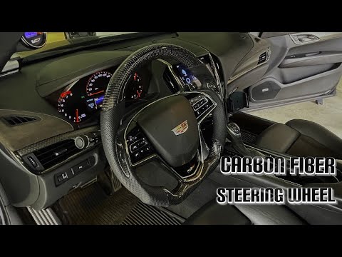 Видео: Снятие и установка рулевого колеса ATS и CTS (УГЛЕРОДНОЕ ВОЛОКНО)