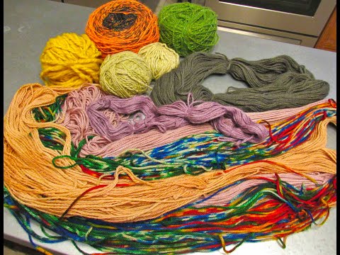 Видео: Ленины советы и секреты.  ч. 4.2 Окрашивание пряжи.