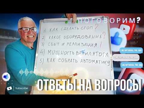 Видео: Разбираем популярные вопросы из нашего тelegram канала,выращивание грибов