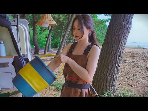 Видео: 🚙 Кемпинг на машине в море 🌊 | ловля крабов на илистых отмелях, барбекю и соджу