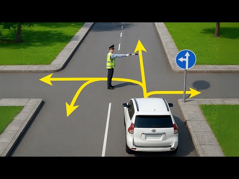 Видео: Куда разрешено продолжить движение внедорожнику?