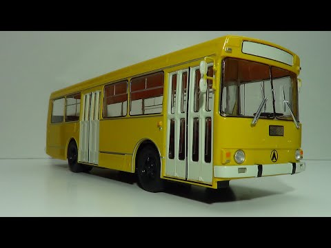 Видео: Наши Автобусы №12 ЛаЗ-4202  MODIMIO 1:43