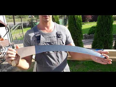 Видео: Обзор Косы FUX RASIERSCHNITT БРИТВА 70 см ( review scythe SCHRÖCKENFUX RASIERSCHNITT 70) часть 1