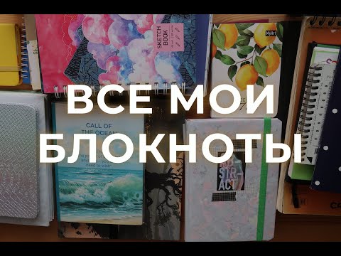 Видео: все мои блокноты или какие блокноты я веду на данный момент