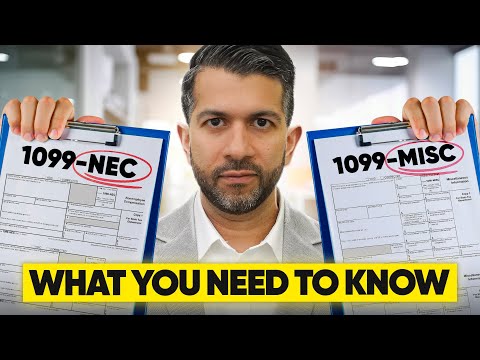 Видео: Нужно ли вам оформлять форму 1099? 1099-NEC и 1099-MISC: объяснение