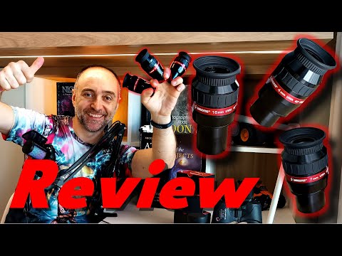 Видео: Окуляры ULTRA WIDE 82 градуса - Angel Eyes 4 мм, 7 мм, 16 мм 82 градуса