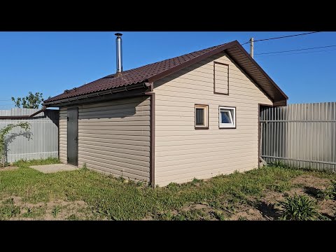 Видео: Каркасная баня с теплым полом