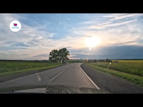 Видео: Новосибирская область. Трасса от города Обь до села Филиппово.