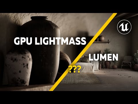 Видео: Запекать свет больше не нужно? | Lumen vs GPU Lightmass