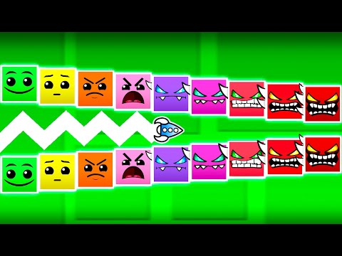 Видео: СПАМ Каждой Сложности в Geometry Dash