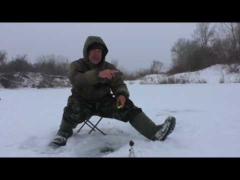 Видео: Рыбалка на речке 15 февраля 2023. Новые места разведка.