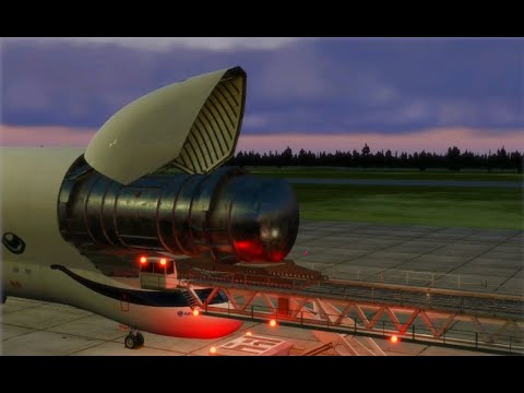 Видео: Железнодорожную цистерну на самолёте? Задача для Airbus A300 BelugaST. ULPB - USMU