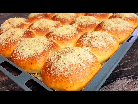 Видео: Они исчезнут через 1 минуту! Простые ингредиенты! Быстрый и вкусный рецепт булочек!
