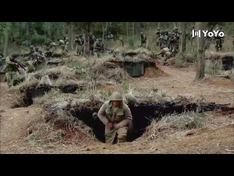 Видео: Японская армия спряталась в пещере, чтобы отдохнуть, но спецназ окружил их и обошел их с фланга.
