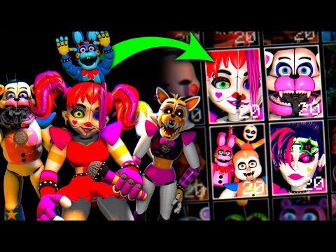 Видео: ГЛЭМРОК БЭЙБИ и БАЛОРА во FNAF 7 ULTIMATE CUSTOM NIGHT !!!