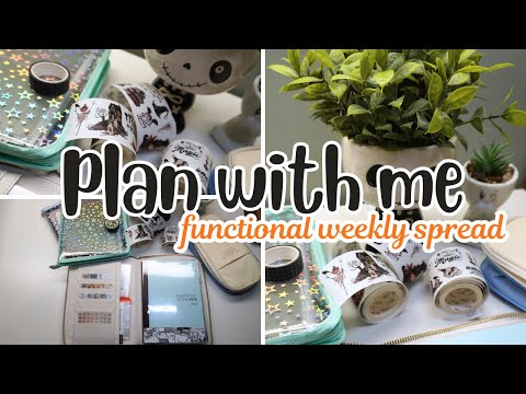 Видео: Планируйте вместе со мной | Функциональный еженедельный разворот | Неделя Хэллоуина 👻 | #thewashi...