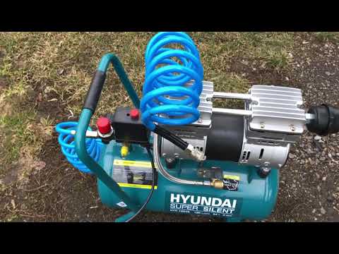 Видео: Воздушный компрессор Hyundai HYC 1824S