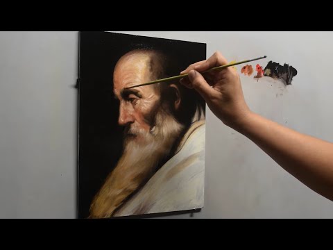 Видео: Гризайль и Лессировка | Картина маслом | Портрет | Полный процесс