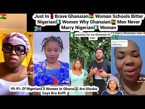 Видео: Нигерийская🇳🇬 женщина сошла с ума, узнав, почему ганские🇬🇭 мужчины не женятся на нигерийских🇳🇬 же...