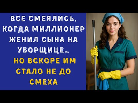 Видео: Все смеялись, когда миллионер женил сына на уборщице… Но вскоре им стало не до смеха...