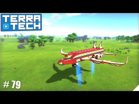 Видео: TerraTech прохождение серия-79 | Самолет с вертикальным взлетом