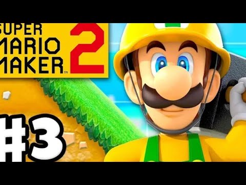 Видео: Super Mario Maker 2 Прохождение-My 3-rd level!!!