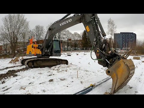 Видео: Новый опыт с другим экскаватором -- часть 4