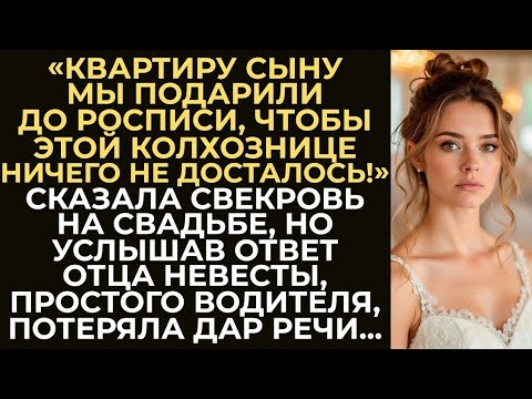 Видео: Свекровь унизила невесту прямо на свадьбе, но ответ её отца шокировал всех