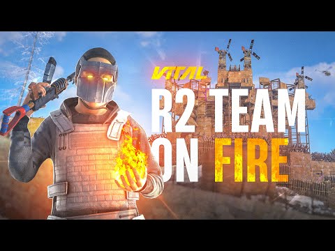 Видео: Как R2 дают ЖАРУ на глобал вайпе в РАСТ/RUST на Vital EU Monthly
