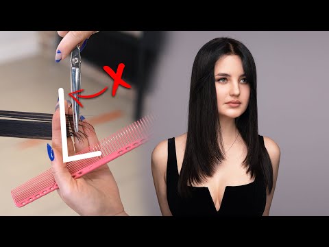 Видео: Женская стрижка КАСКАД на длинные волосы | Прически на длинных волосах | DEMETRIUS