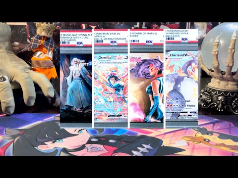 Видео: 🎃 38 карточек PSA раскрывают подробности заказа! Pokemon Marvel LOTR’s🔥 Большие прибыли. Веселые ...
