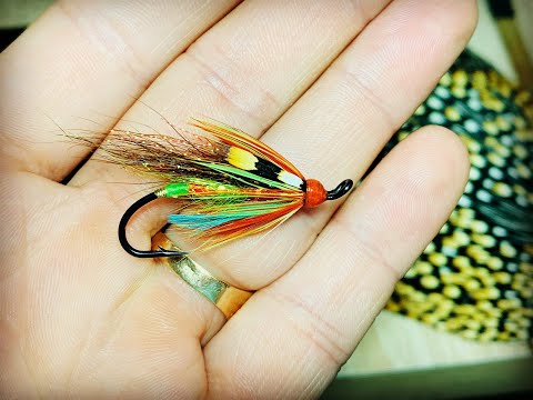 Видео: ЛОСОСЕВАЯ МУШКА 2022!МУШКА НА СЕМГУ!ФАНТАЗИЯ!