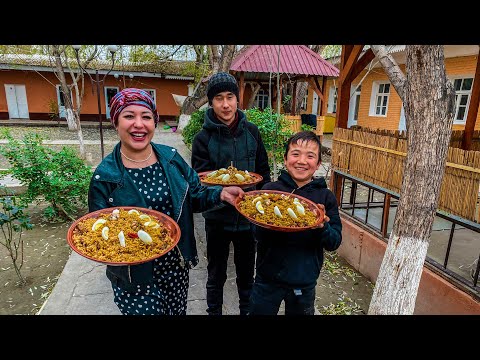 Видео: Узбекистан! Риштанский ПЛОВ! Посуда РУЧНОЙ РАБОТЫ! Урожай МОРКОВИ