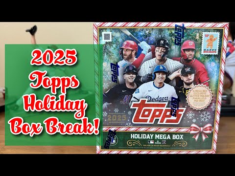 Видео: Мега-перерыв на бейсбол от Topps Holiday 2025!