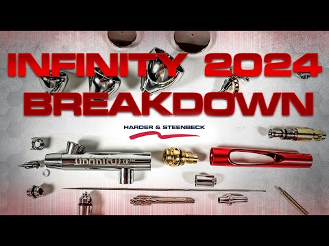 Видео: Полная разборка аэрографа Harder & Steenbeck Infinity 2024. Как заменить комплект сопел на аэрогр...